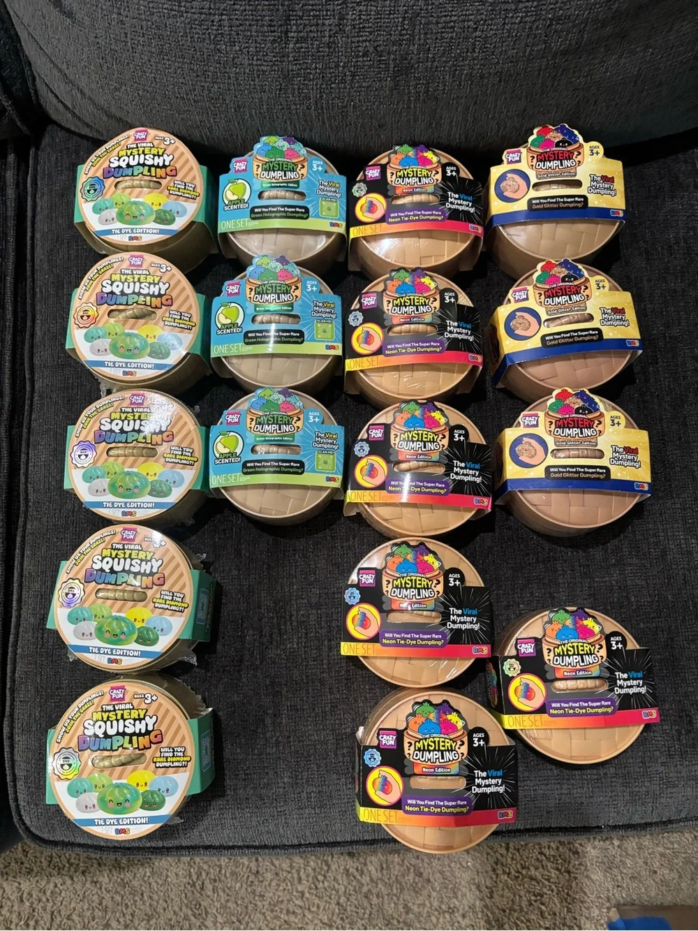 The Viral Mystery Squishy Dumpling “crazy fun” Blind Box Lot -